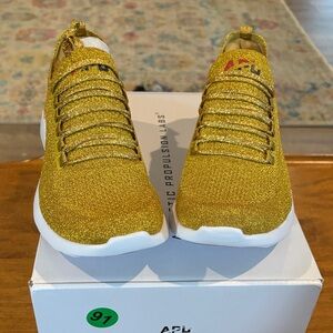 APL Unisex TechLoom Gold Slip-On Sneakers new in box